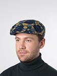 Кепка STETSON арт. 6170804 IVY CAP JACQUARD STETSON X THE FEEBLES (синий / желтый / зеленый)